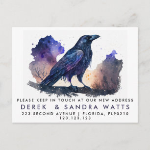 Carte Postale Faire-part annonce de changement d'adresse nous avons déménag