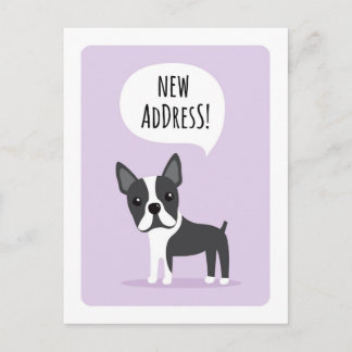 Carte Postale Faire-part Annonce de déménagement à la nouvelle adresse du t