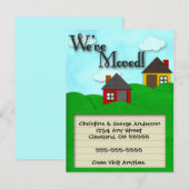 Carte Postale Faire-part Annonce de déménagement de Green Hills (Devant / Derrière)