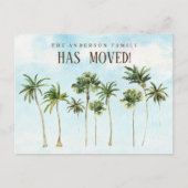 Carte Postale Faire-part Annonce de déménagement de pins côtiers (Devant)