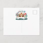 Carte Postale Faire-part Annonce de déménagement de Sweet Gingerbread House (Dos)