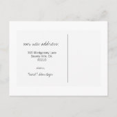 Carte Postale Faire-part Annonce de déménagement personnalisable // Oiseau  (Dos)