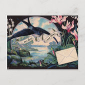 Carte Postale Faire-part Annonce de déménagement personnalisable // Oiseau  (Devant)