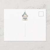 Carte Postale Faire-part Annonce de déménagement pour un Noël tropical (Dos)