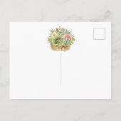 Carte Postale Faire-part Annonce de déménagement succulente (Dos)