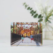 Carte Postale Faire-part Annonce de grossesse en espagnol (Debout devant)