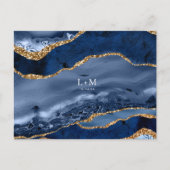 Carte Postale Faire-part Annonce de mariage en géode de pierre précieuse d' (Devant)