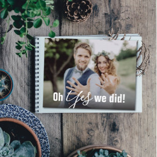 Carte Postale Faire-part Annonce de mariage Oh oui, nous l'avons fait
