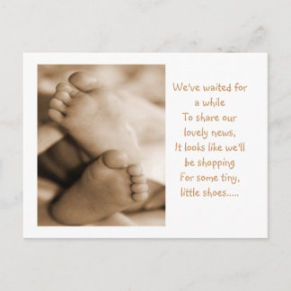 Carte Postale Faire-part Annonce de naissance