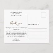 Carte Postale Faire-part Annonce de naissance avec photo de jolis petits ch (Dos)