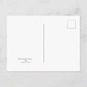 Carte Postale Faire-part Annonce de naissance de bébé mignon (Dos)