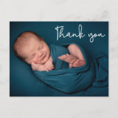 Carte Postale Faire-part Annonce de naissance personnalisée avec photo de b (Devant)