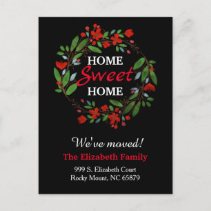 Carte Postale Faire-part Annonce de nouveau domicile Déclaration de déménag