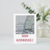 Carte Postale Faire-part Annonce de nouvelle adresse à Tampa (Debout devant)