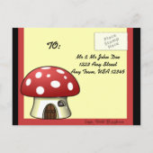 Carte Postale Faire-part Annonce de pendaison de crémaillère de maison cham (Dos)