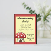 Carte Postale Faire-part Annonce de pendaison de crémaillère de maison cham (Debout devant)