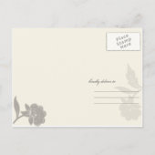 Carte Postale Faire-part annonce de photo de sauvegarde de date (Dos)