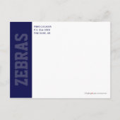 Carte Postale Faire-part Annonce de rappel de réunion de classe personnalis (Dos)