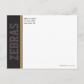 Carte Postale Faire-part Annonce de rappel de réunion de classe personnalis (Dos)