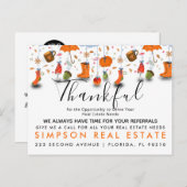 Carte Postale Faire-part Annonce de recommandations de biens immobiliers à  (Devant / Derrière)