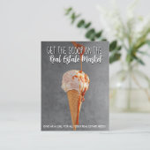 Carte Postale Faire-part Annonce de recommandations de cuillères à glace po (Debout devant)