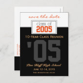 Carte Postale Faire-part Annonce de réunion de classe personnalisée pour sa (Devant / Derrière)