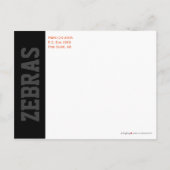 Carte Postale Faire-part Annonce de réunion de classe personnalisée pour sa (Dos)