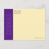 Carte Postale Faire-part Annonce de réunion de classe personnalisée pour sa (Dos)