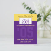 Carte Postale Faire-part Annonce de réunion de classe personnalisée pour sa (Debout devant)