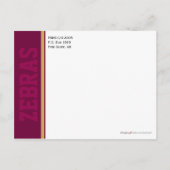 Carte Postale Faire-part Annonce de réunion de classe personnalisée pour sa (Dos)