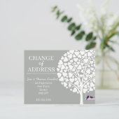 Carte Postale Faire-part Annonce d'une nouvelle adresse pour Whimsical Tree (Debout devant)