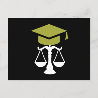 Carte Postale Faire-part Annonce/Invitation de remise de diplômes de facult