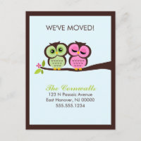 Annonces de déménagement de hiboux charmants