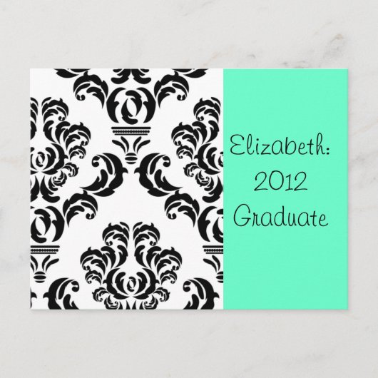 Carte Postale Faire-part Annonces d'obtention du diplôme (Devant)