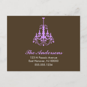 Carte Postale Faire-part Annonces mobiles de lustre