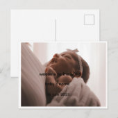 Carte Postale Faire-part Announcement Photo Postcard (Devant / Derrière)