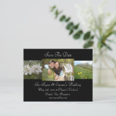 Carte Postale Faire-part Apple Blossom Enregistrer La Date (Debout devant)