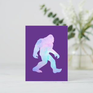 Carte Postale Faire-part Aquarelle Bigfoot