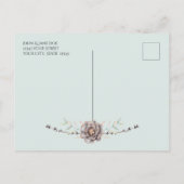 Carte Postale Faire-part Aquarelle Bois Deer (Dos)