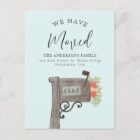 Aquarelle Boîte aux lettres en bois Nouvelle maiso
