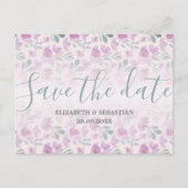 Carte Postale Faire-part Aquarelle Paonée Ombré (Devant)