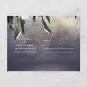 Carte Postale Faire-part Arbre Saule Pleureur & Pot en Grès Save the Date (Dos)