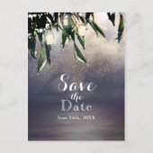 Carte Postale Faire-part Arbre Saule Pleureur & Pot Mason Enregistrer la Da (Devant)