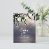 Carte Postale Faire-part Arbre Saule Pleureur & Pot Mason Save the Date (Debout devant)