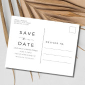 Carte Postale Faire-part Arc de mariage de plage Budget photo Enregistrer l