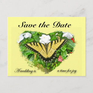 Carte Postale Faire-part Articles Papillon Queue d'hirondelle de mariage