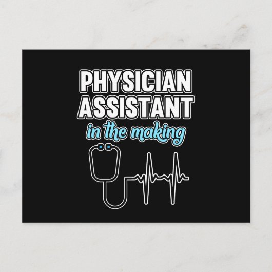 Carte Postale Faire-part Assistant médical en formation d'étudiants en méde (Devant)