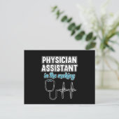 Carte Postale Faire-part Assistant médical en formation d'étudiants en méde (Debout devant)