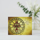Carte Postale Faire-part Astrologie Librairie Horoscope Message personnalis (Debout devant)