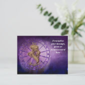 Carte Postale Faire-part Astrologie Virgo Horoscope Personnaliser le messag (Debout devant)